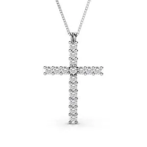 1.00 CT Round Cut Diamonds - Diamond Pendant