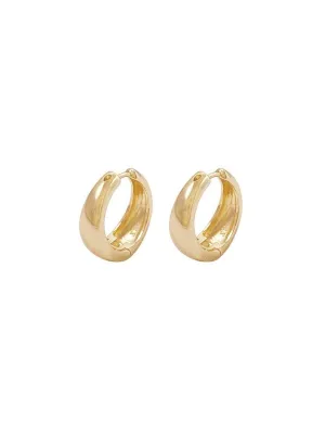 18K Gold Filled Huggies Earrings (L269)