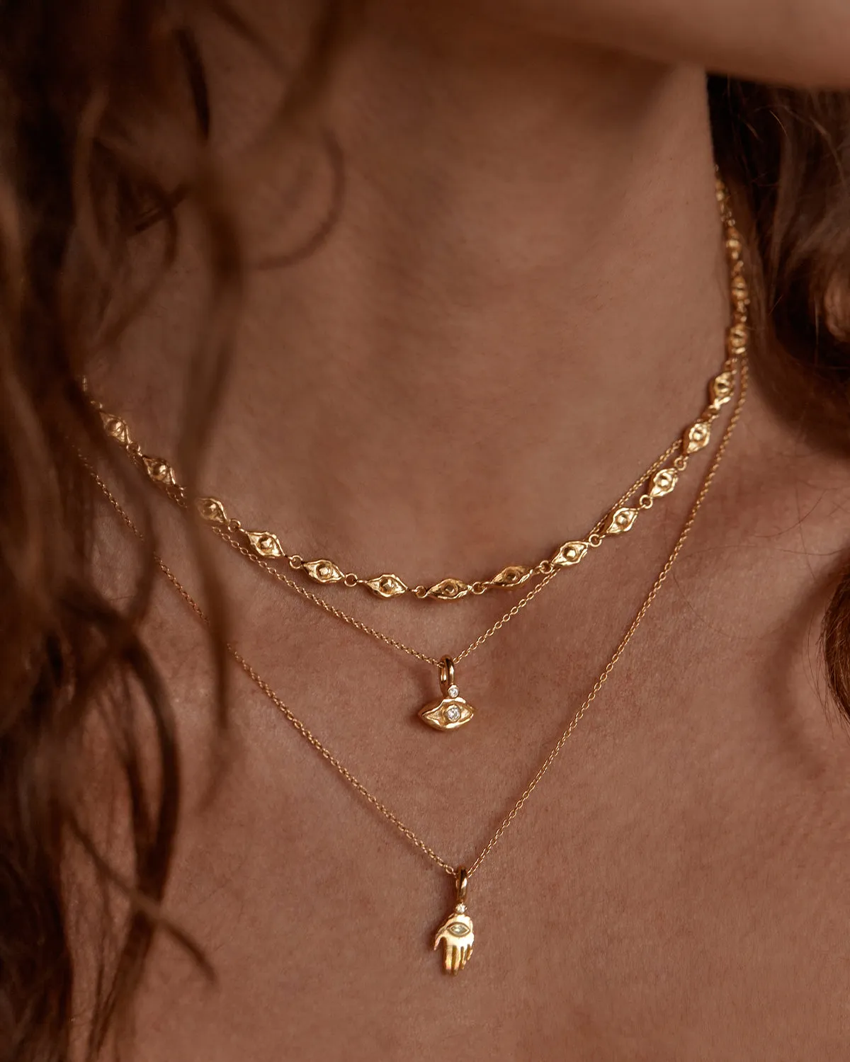 18k Gold Vermeil I am Protected Necklace