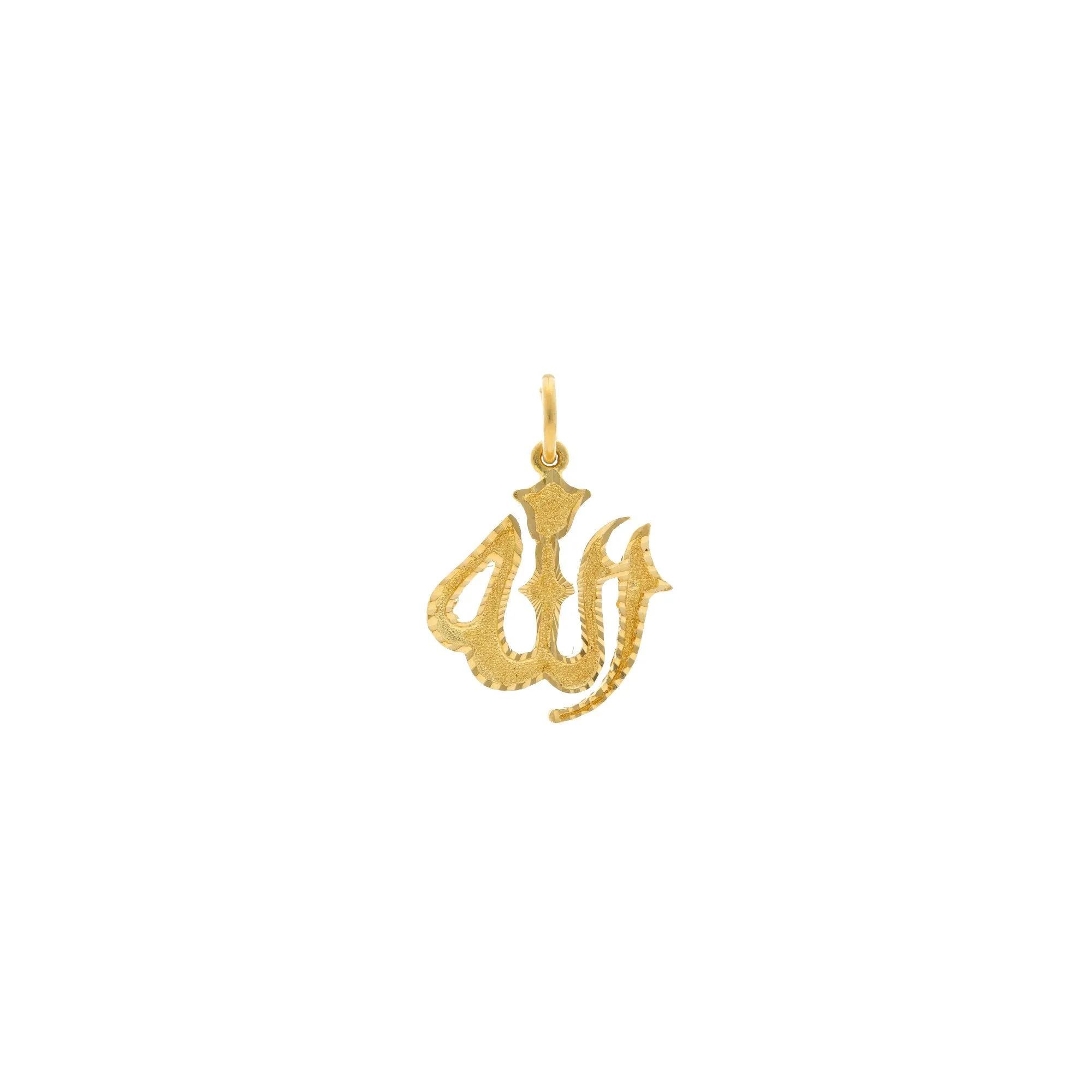 22K Gold Precious Allah Pendant