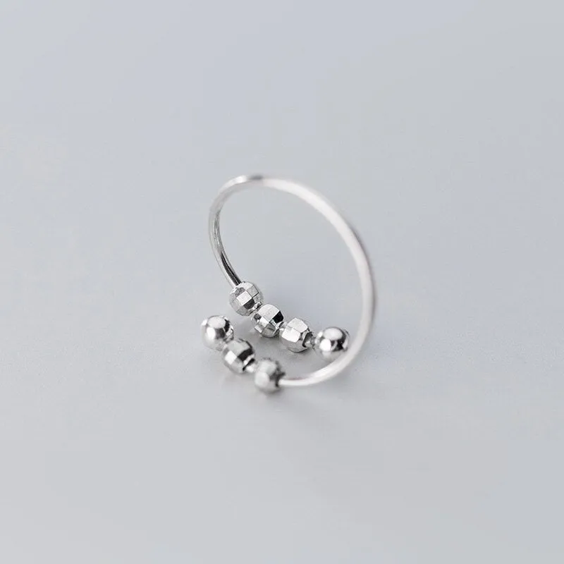 925 Sterling Silver anti anxiety ring