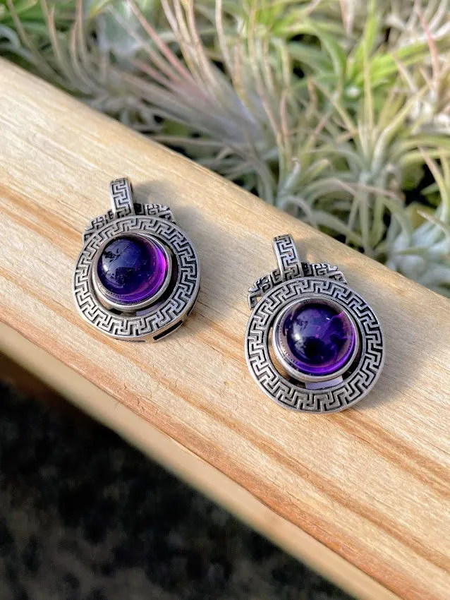 Amethyst Fidget Pendant