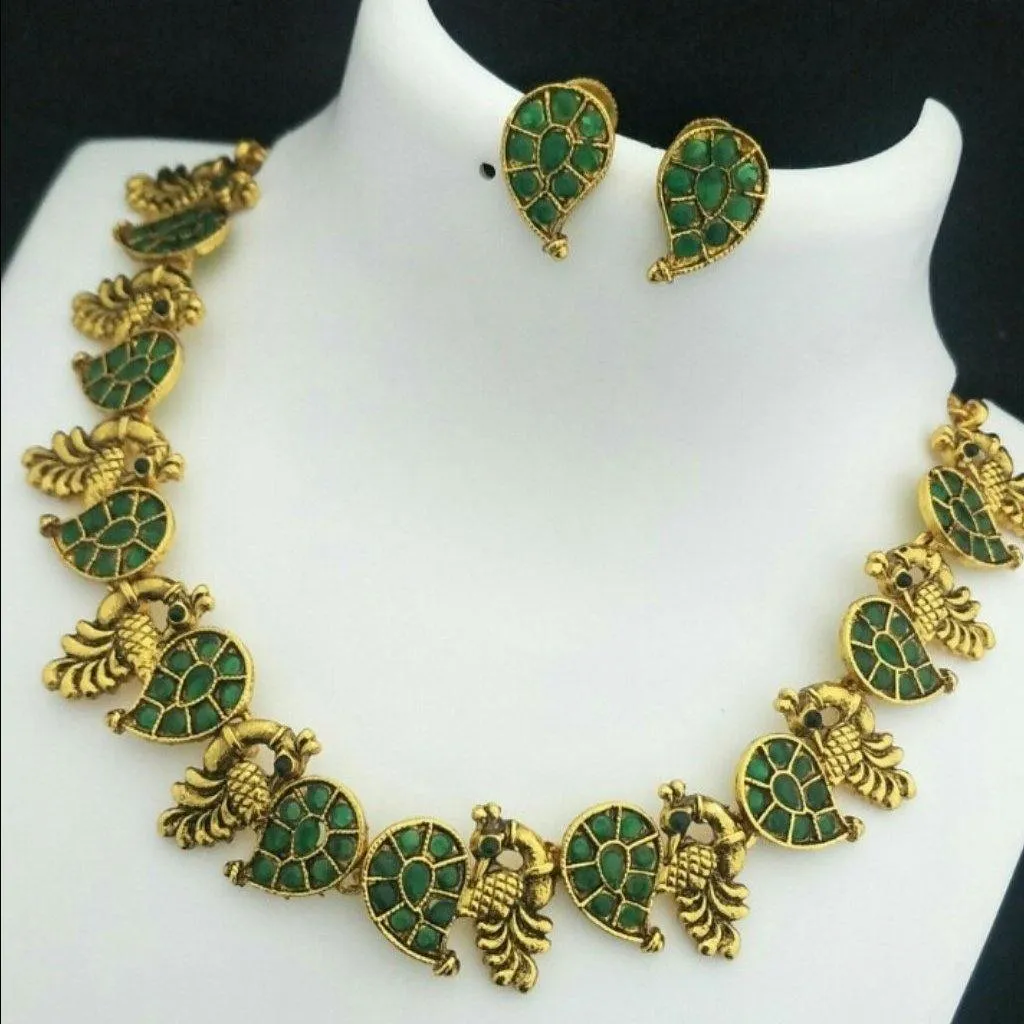 Antique Peacock style Neckset