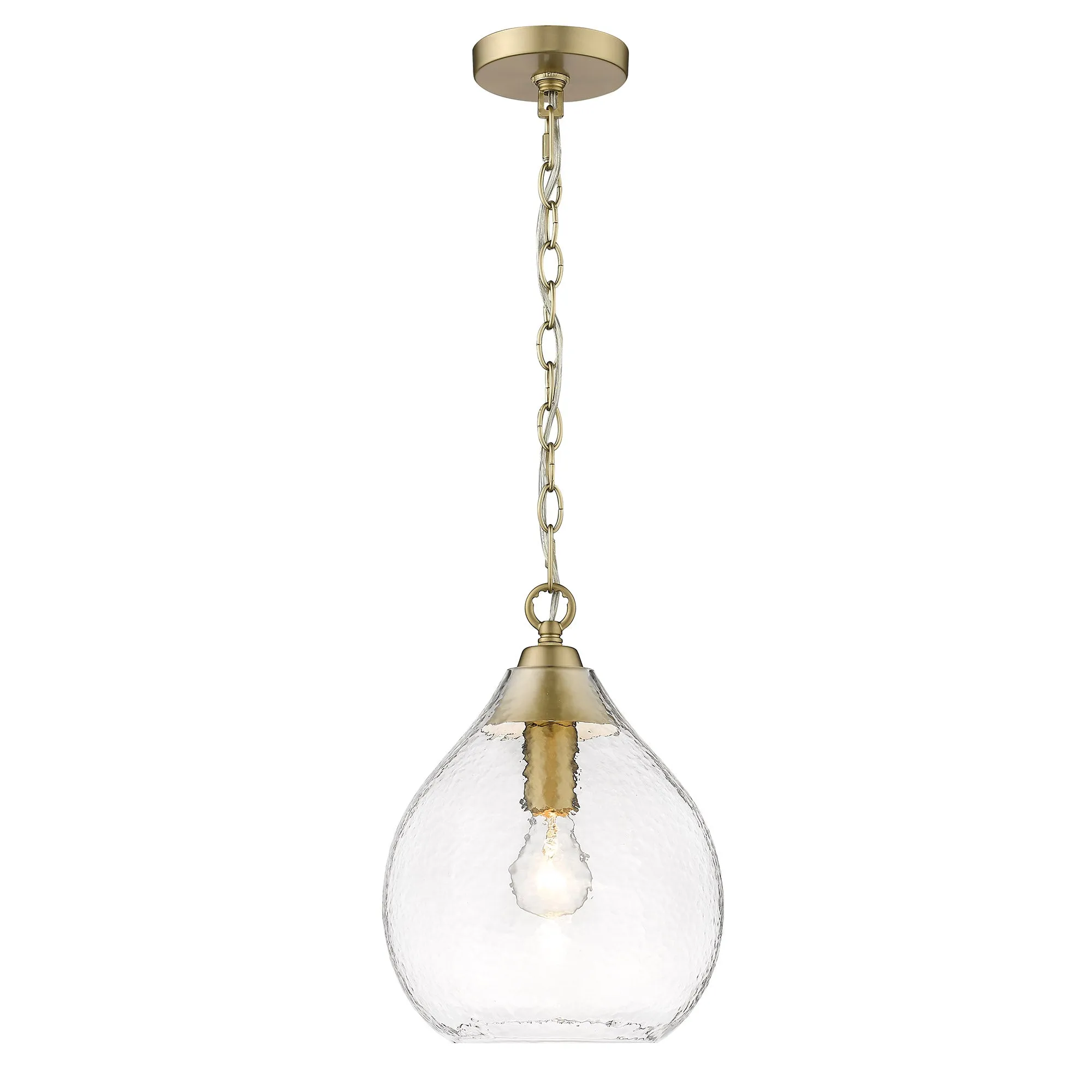 Ariella Small Pendant in Brushed Champagne Bronze