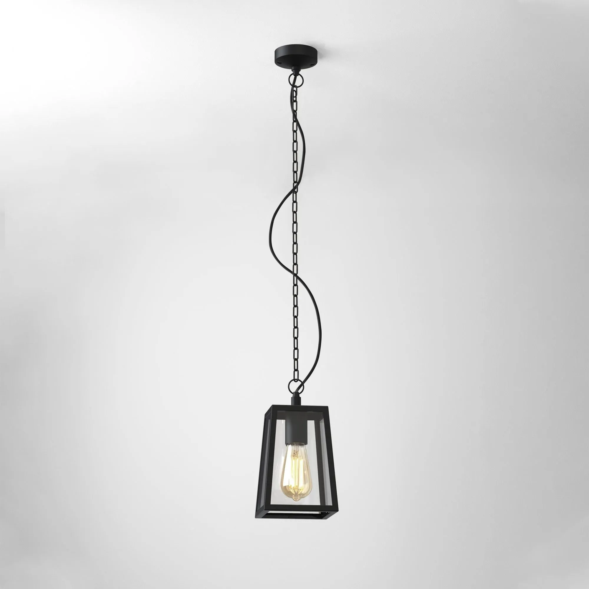 Astro 1306003 Calvi Outdoor Pendant Painted Black