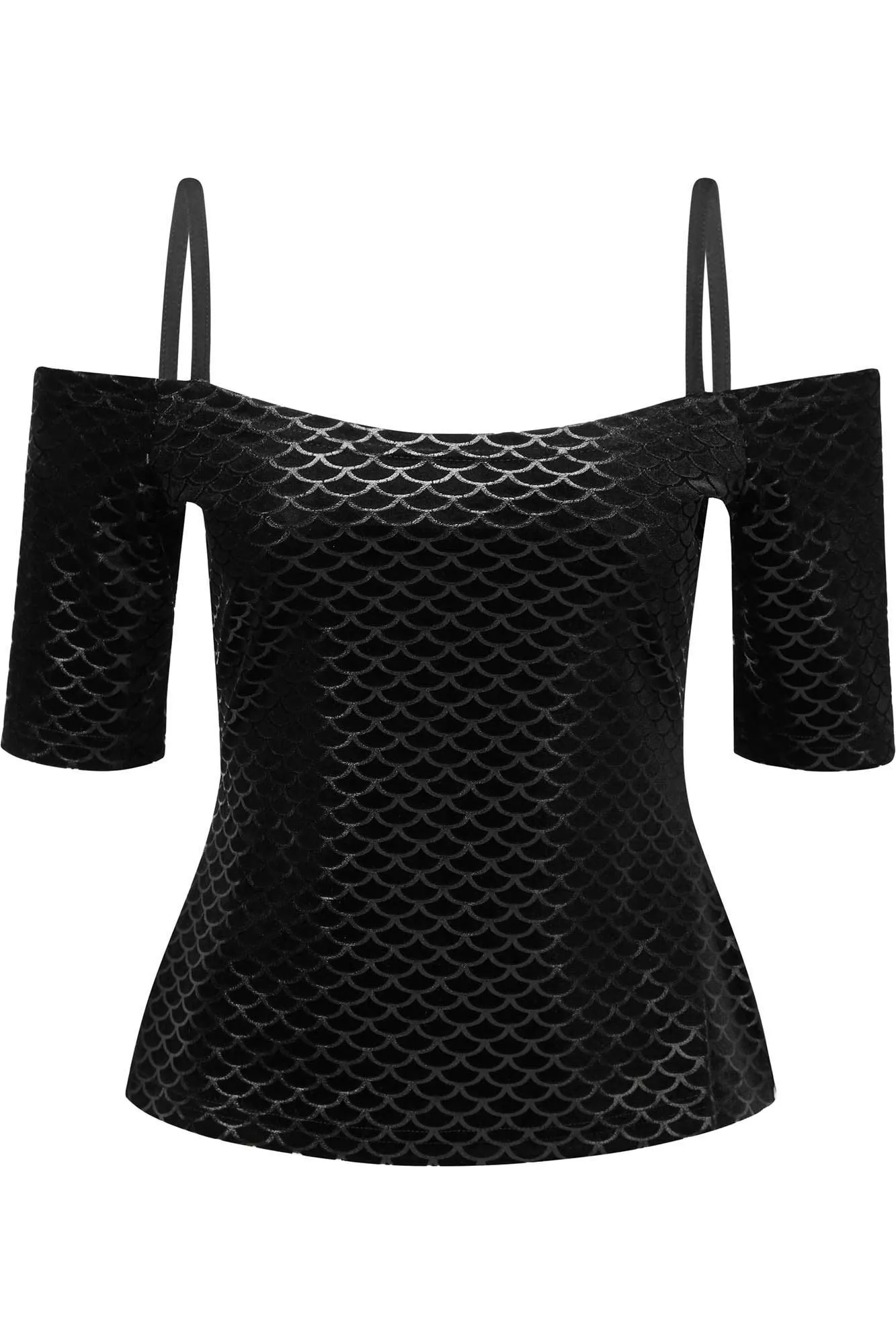 Black Sea Bardot Top [B]