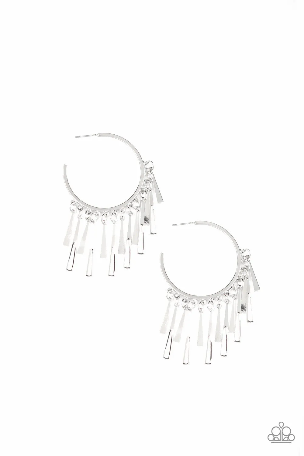 Bring The Noise Silver-Earrings