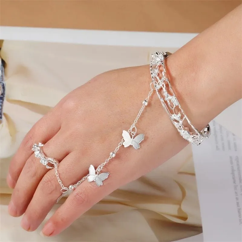 Butterfly Hollow Out Bracelet For Women