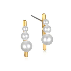 Charlotte Graduated Pearl Earrings