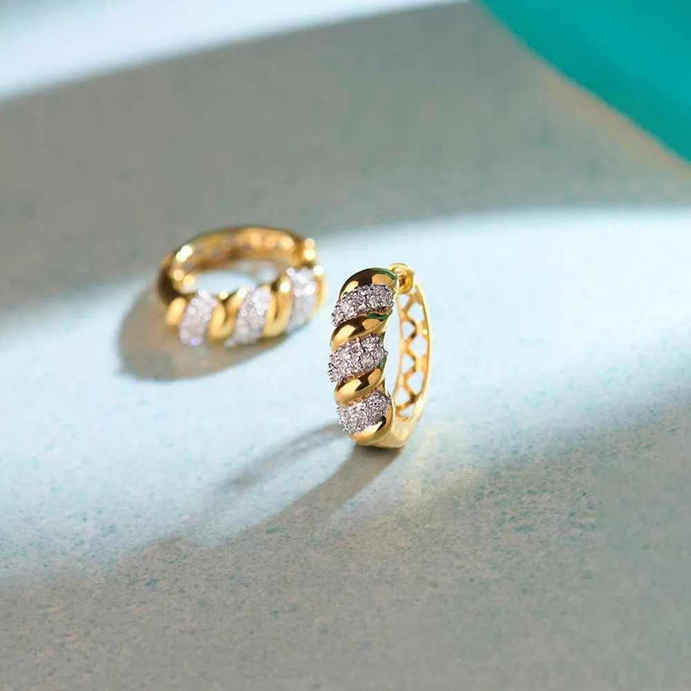 Classic Tidal Diamond Hoops