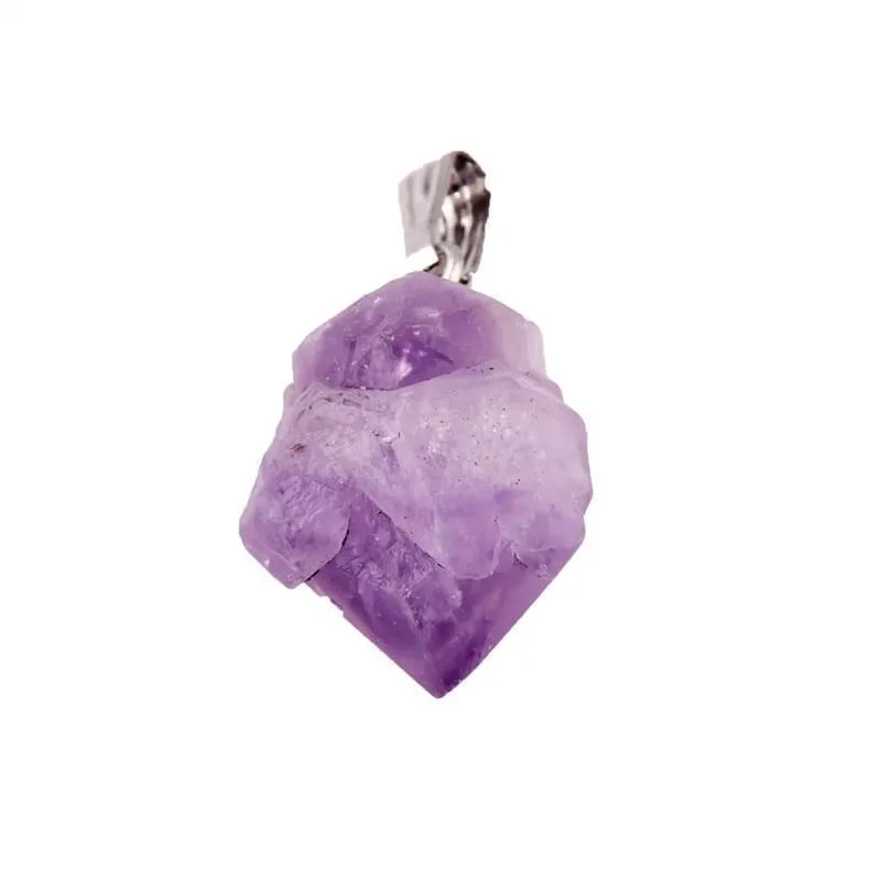 Crystal Chakra Reiki Pendants Lucky Energy Stones Pendants