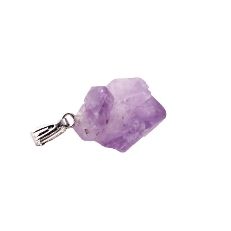 Crystal Chakra Reiki Pendants Lucky Energy Stones Pendants