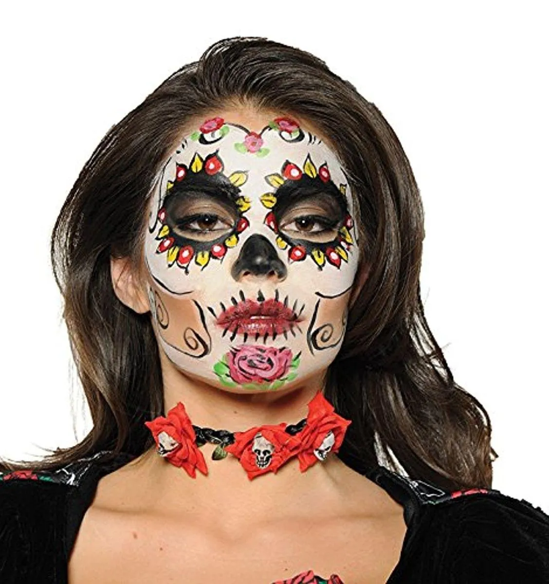 Day of the Dead Adult Costume Choker