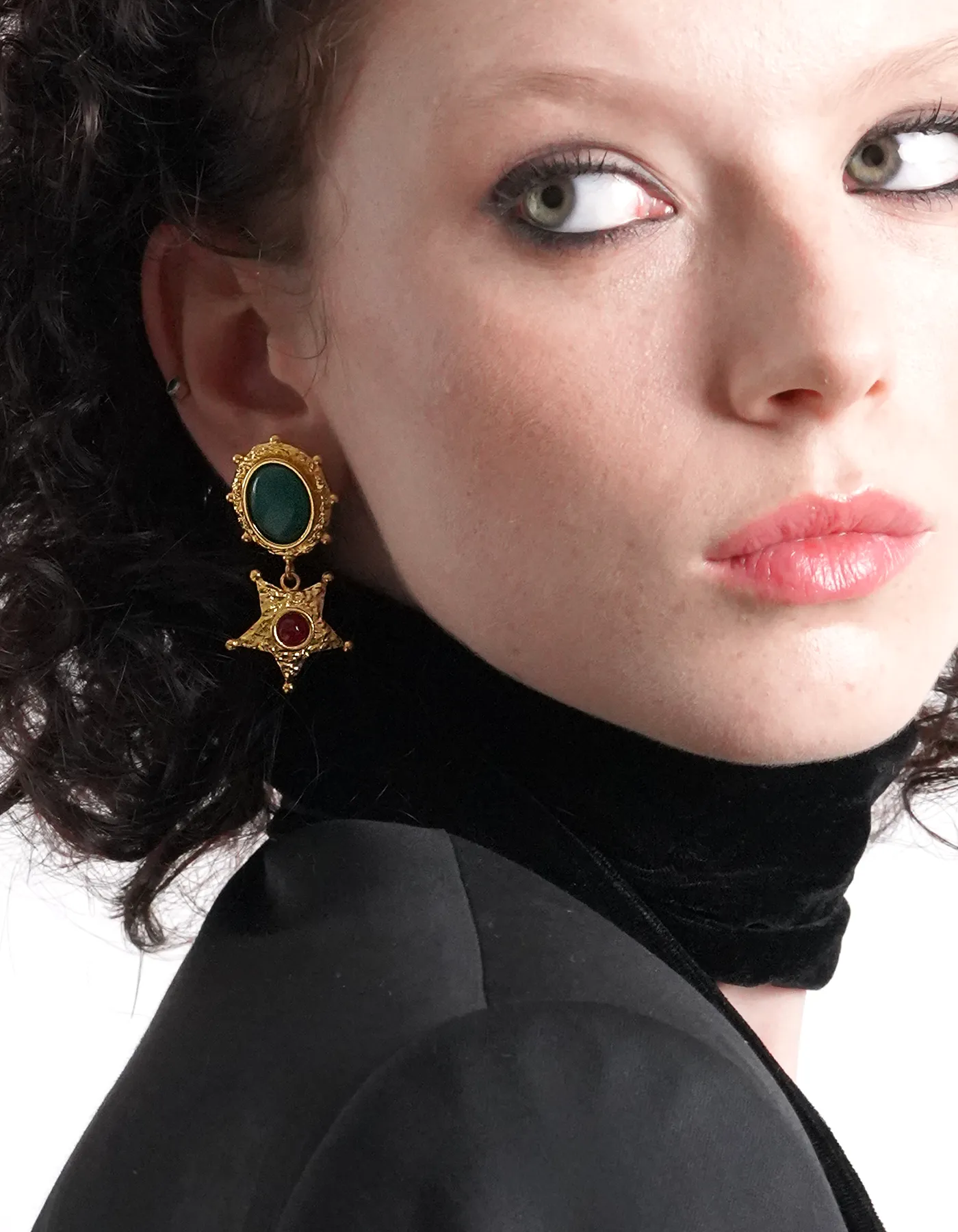 Dolly Sheriff Star Earrings