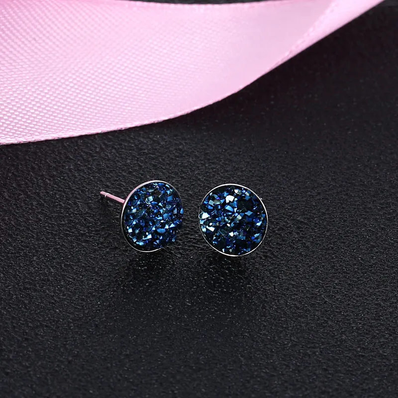 Earrings S925 Sterling Silver Crystal Earrings for girl