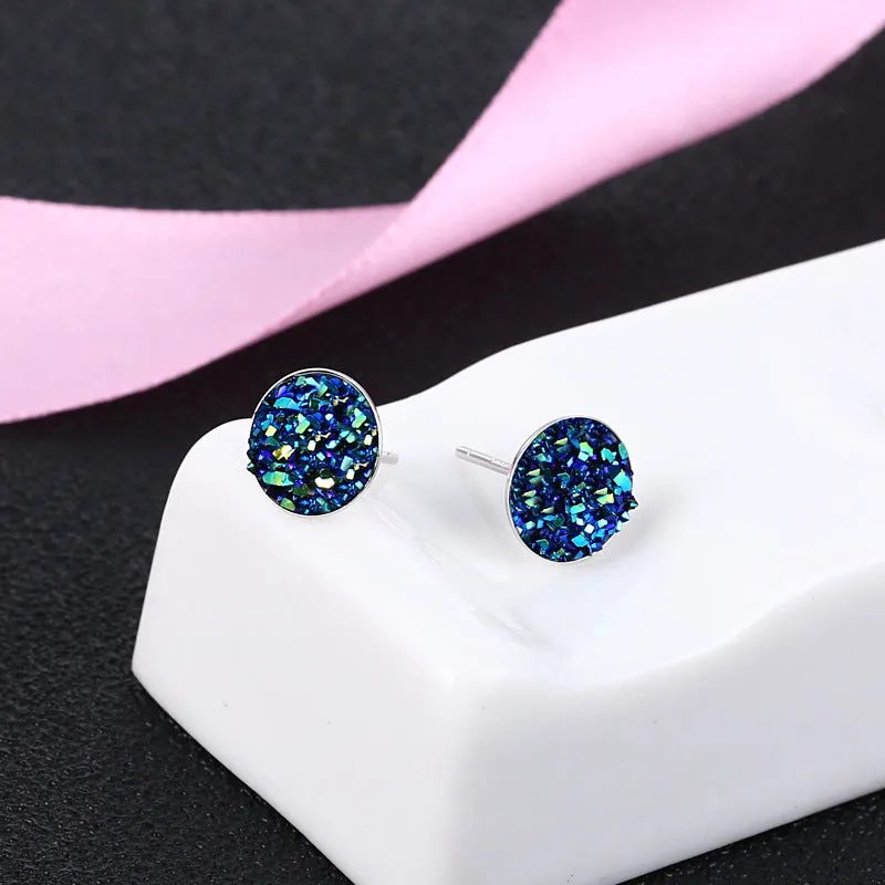 Earrings S925 Sterling Silver Crystal Earrings for girl