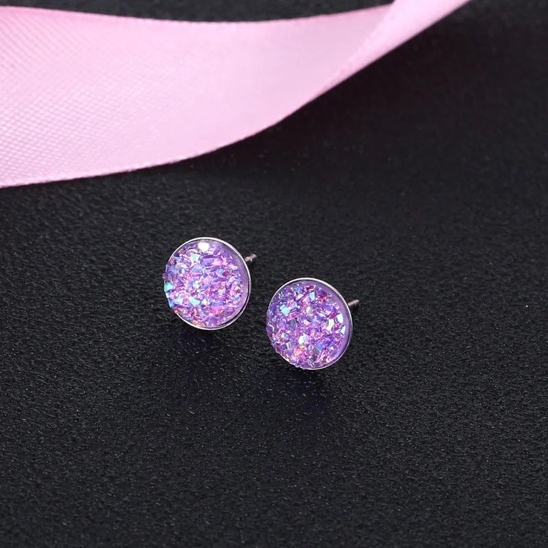 Earrings S925 Sterling Silver Crystal Earrings for girl