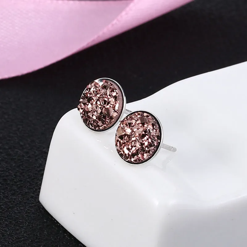 Earrings S925 Sterling Silver Crystal Earrings for girl