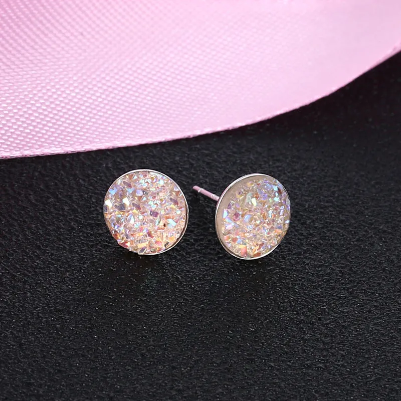 Earrings S925 Sterling Silver Crystal Earrings for girl