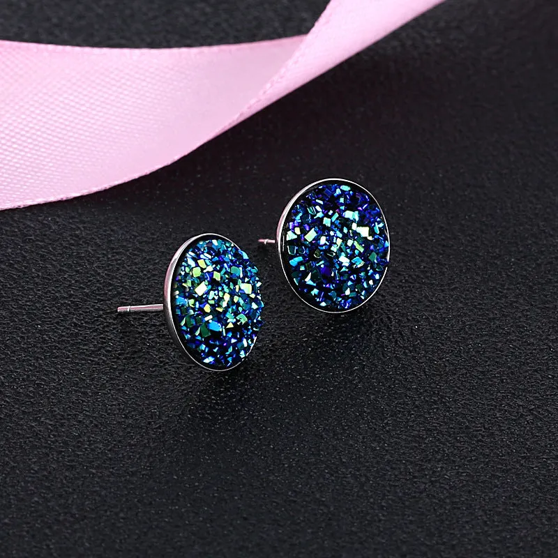 Earrings S925 Sterling Silver Crystal Earrings for girl