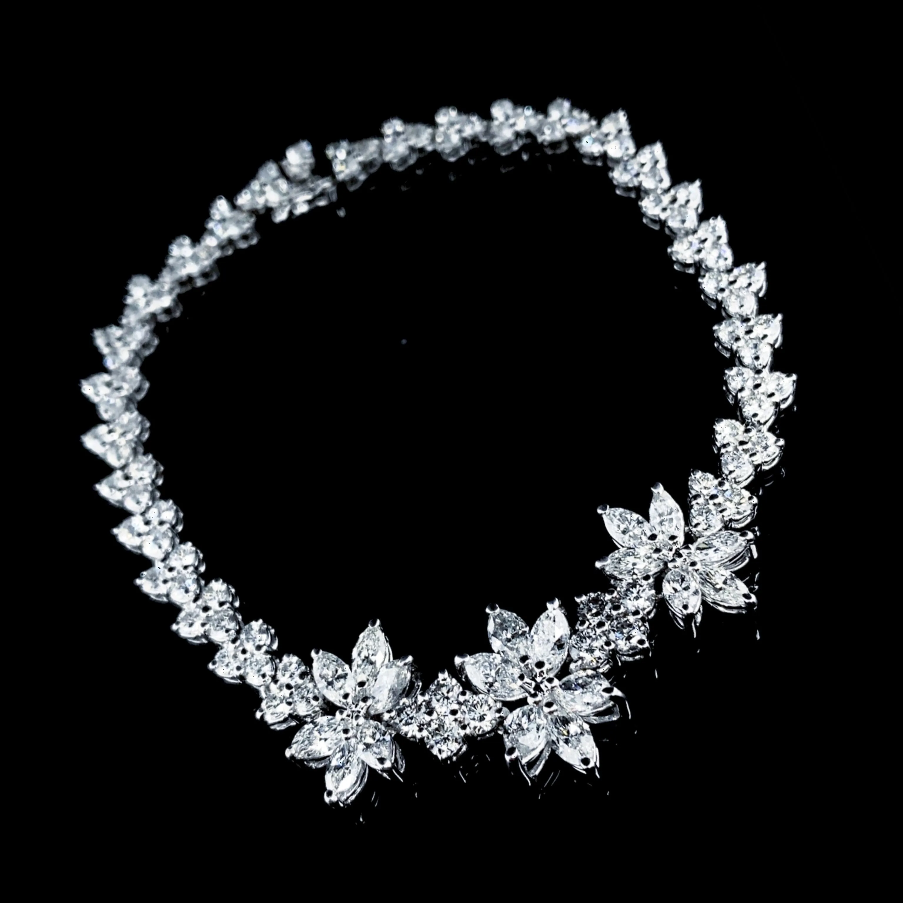 Editor’s Pick | LVNA Signatures™️ Marquise Cluster Diamond Bracelet 18kt