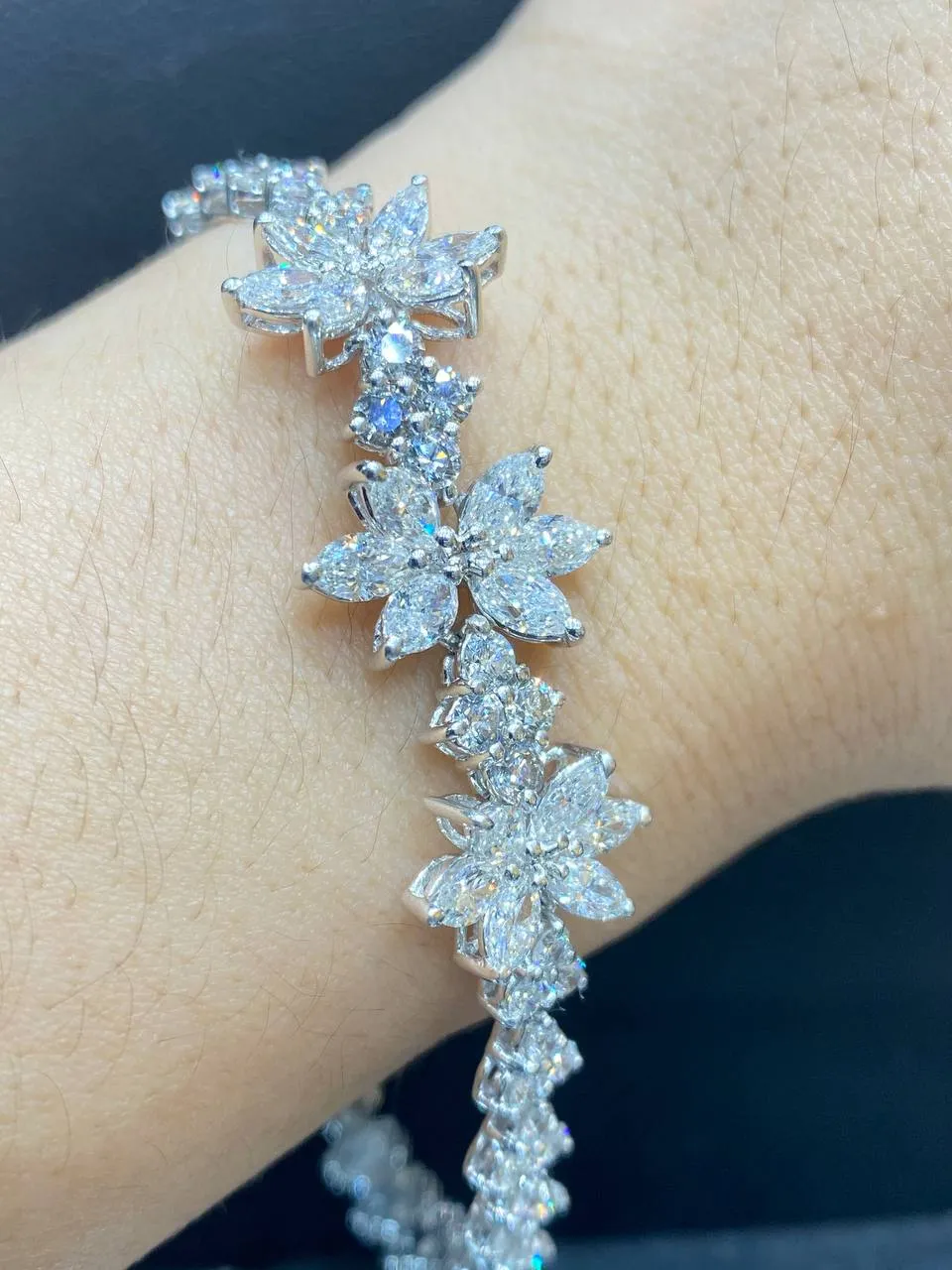 Editor’s Pick | LVNA Signatures™️ Marquise Cluster Diamond Bracelet 18kt