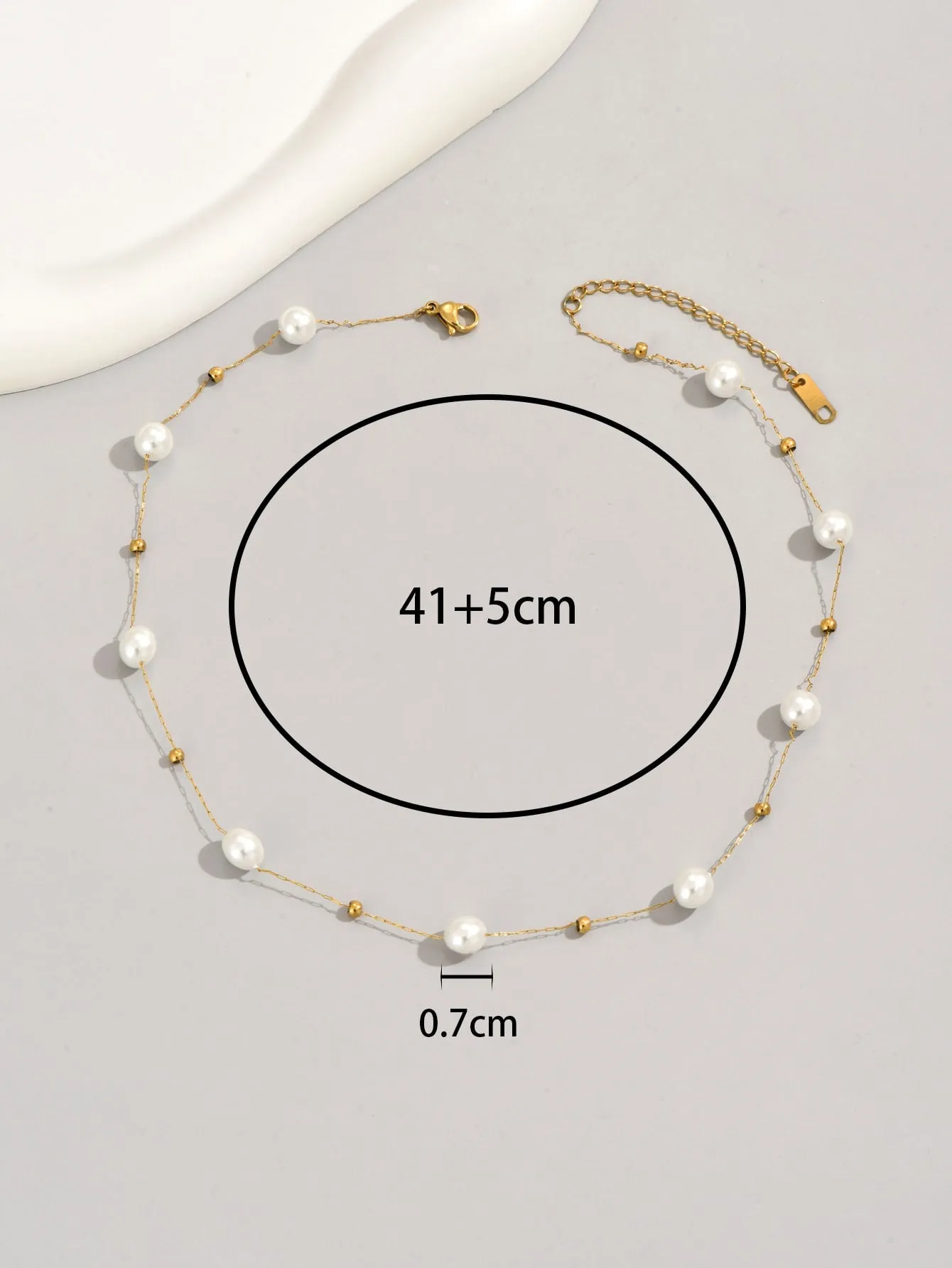 Elegant Pearl Decor Necklace for Women Jewelry for Women Gift for Her Necklace