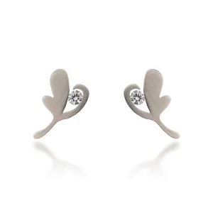 ER102W B.Tiff Lucky Clover Earrings