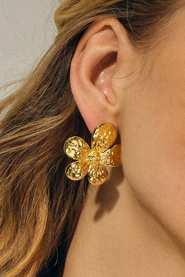 Fashionable Fresh Flower Earrings