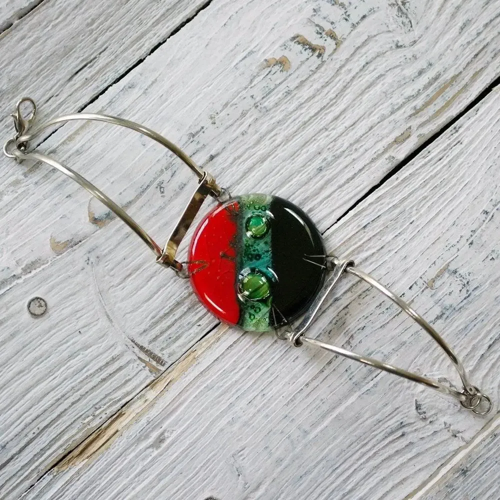 Fused Recycled Glass Bracelets