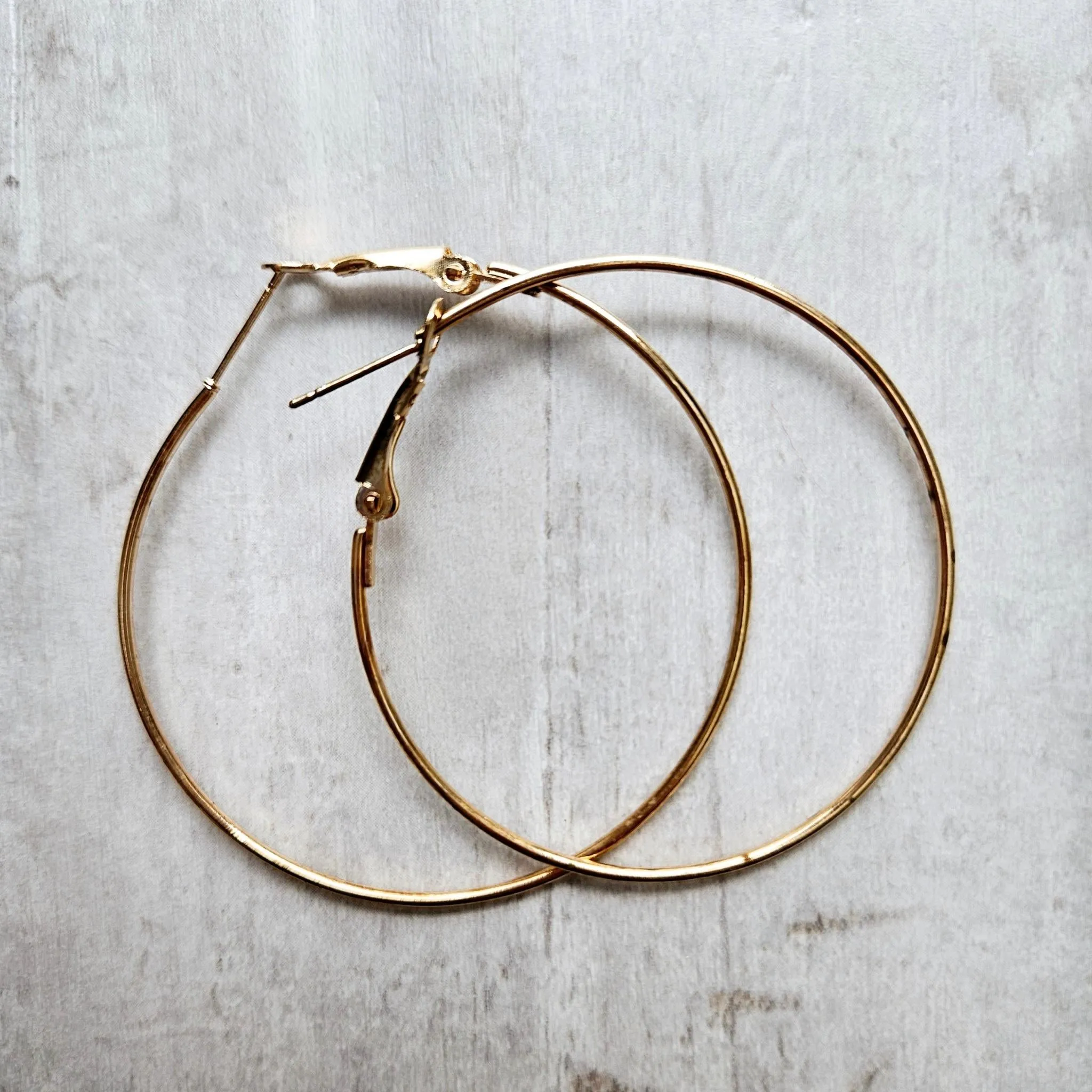 Gold Hoop Earrings