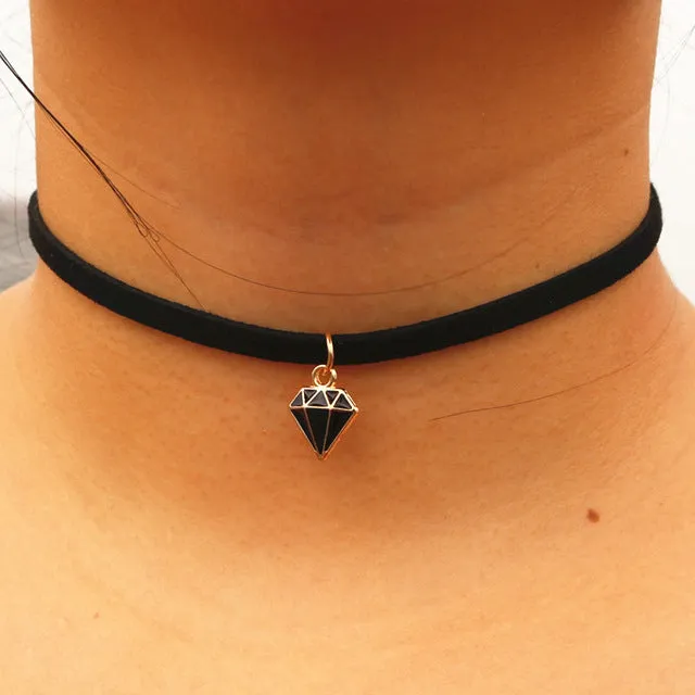 Gothic Choker Necklaces Women Clavicle Collares Fashion Jewelry Bijoux Colier One Direction Necklace 80'S 90'S One Direction