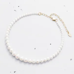 Gradiente Pearl Choker Necklace