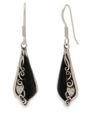 Ivy and Onyx Gemstone Earrings