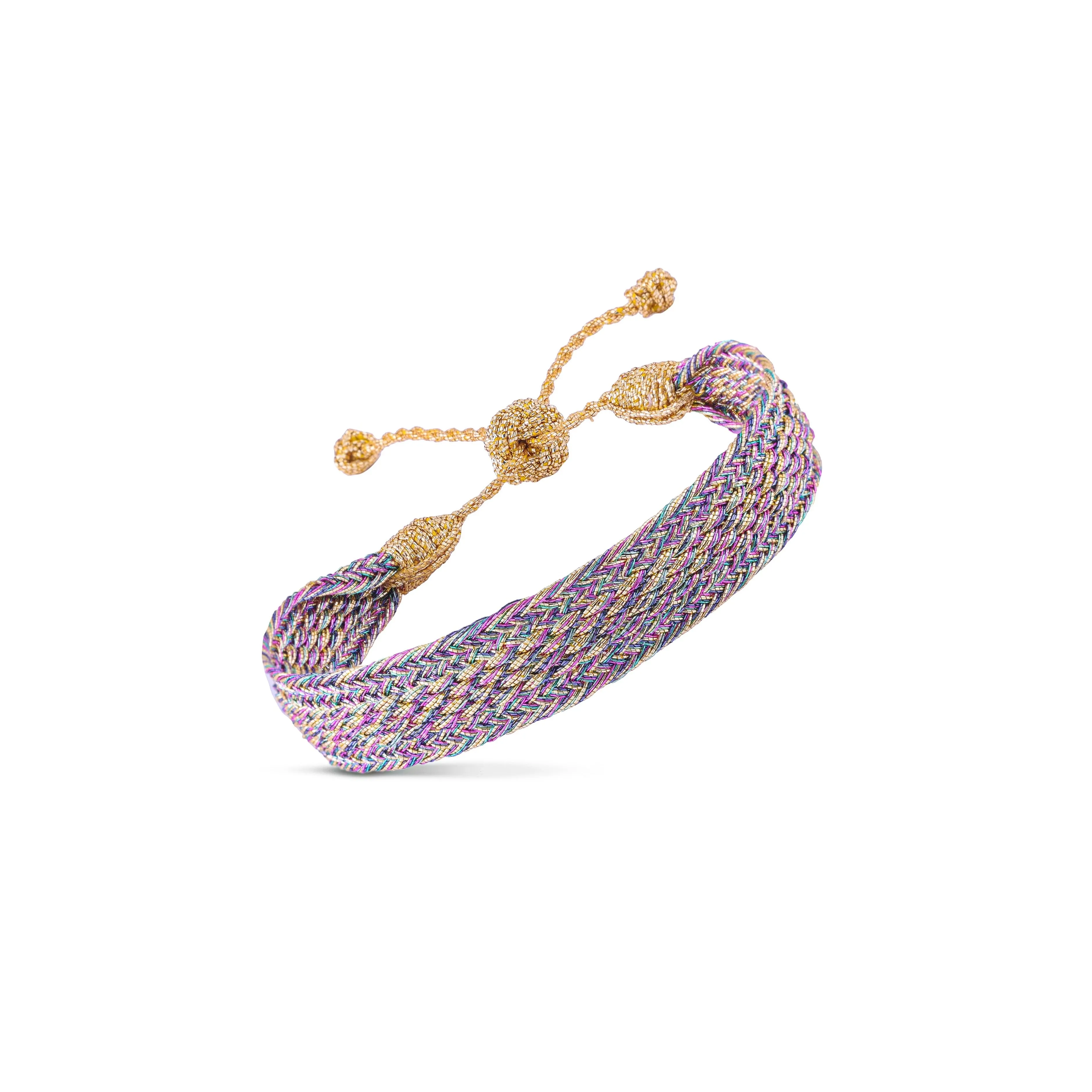 Izy n°1 Bracelet in Gold Plum