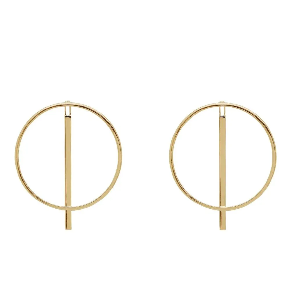 June & Valentina Cleopatra Hoops (Silver or Gold)