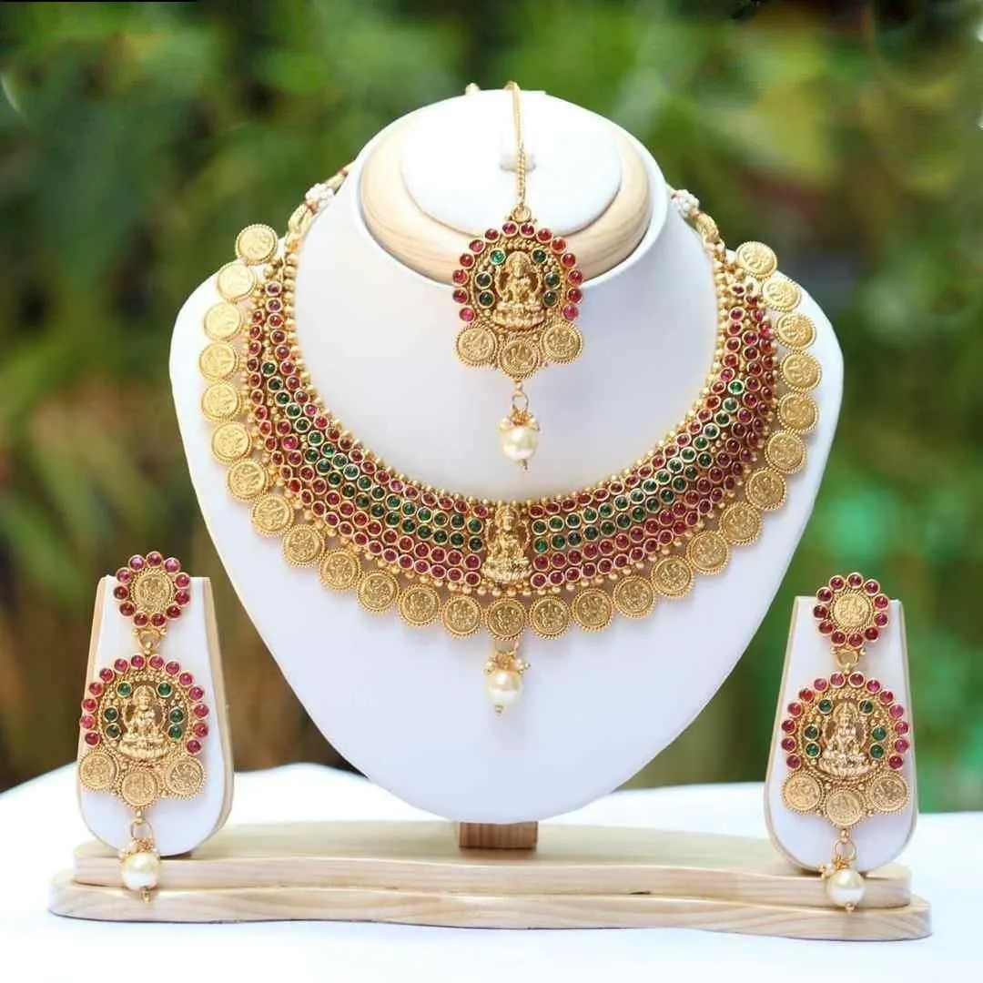 Kerala Antique Coin Style Neck set