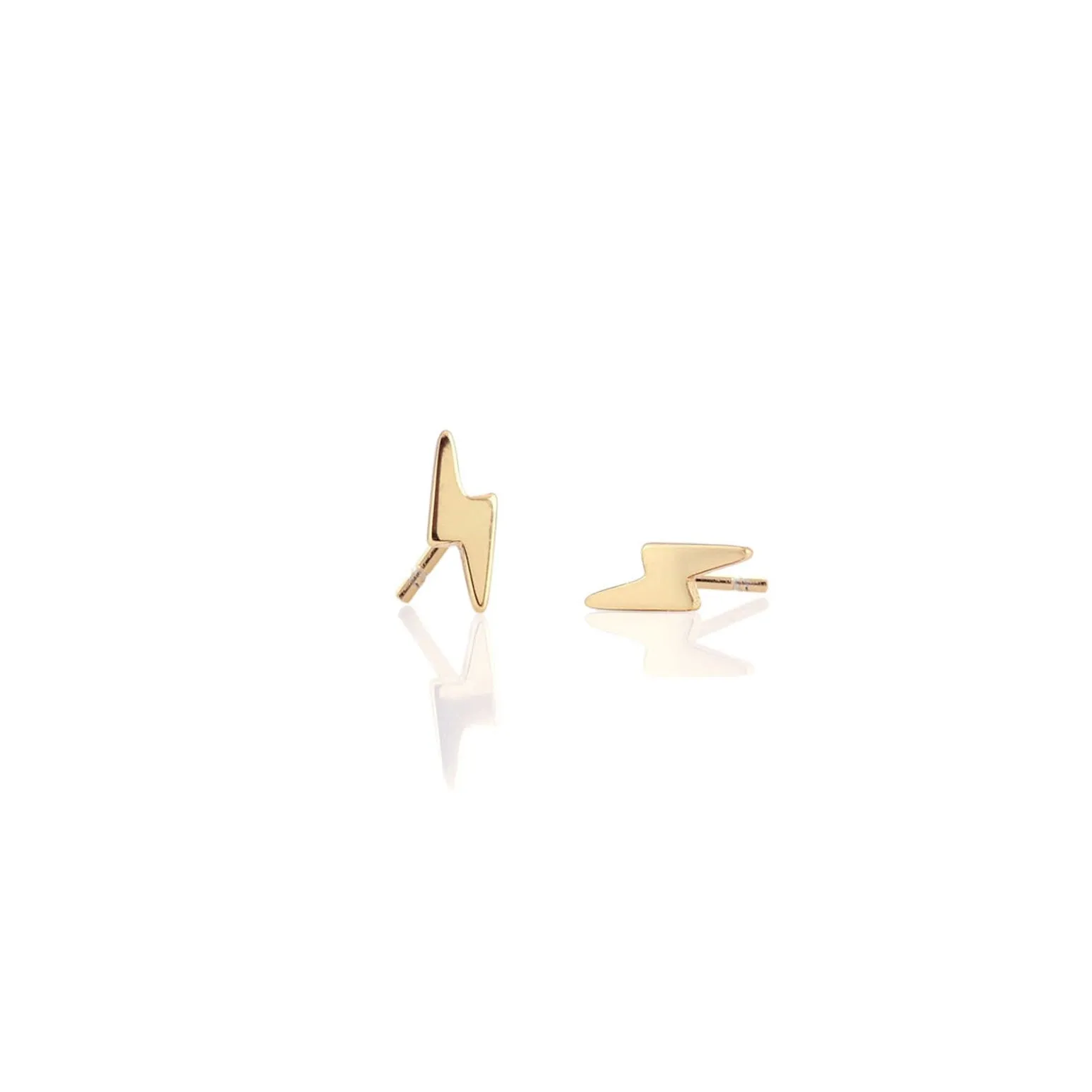 Kris Nations Lightning Bolt Stud Earrings