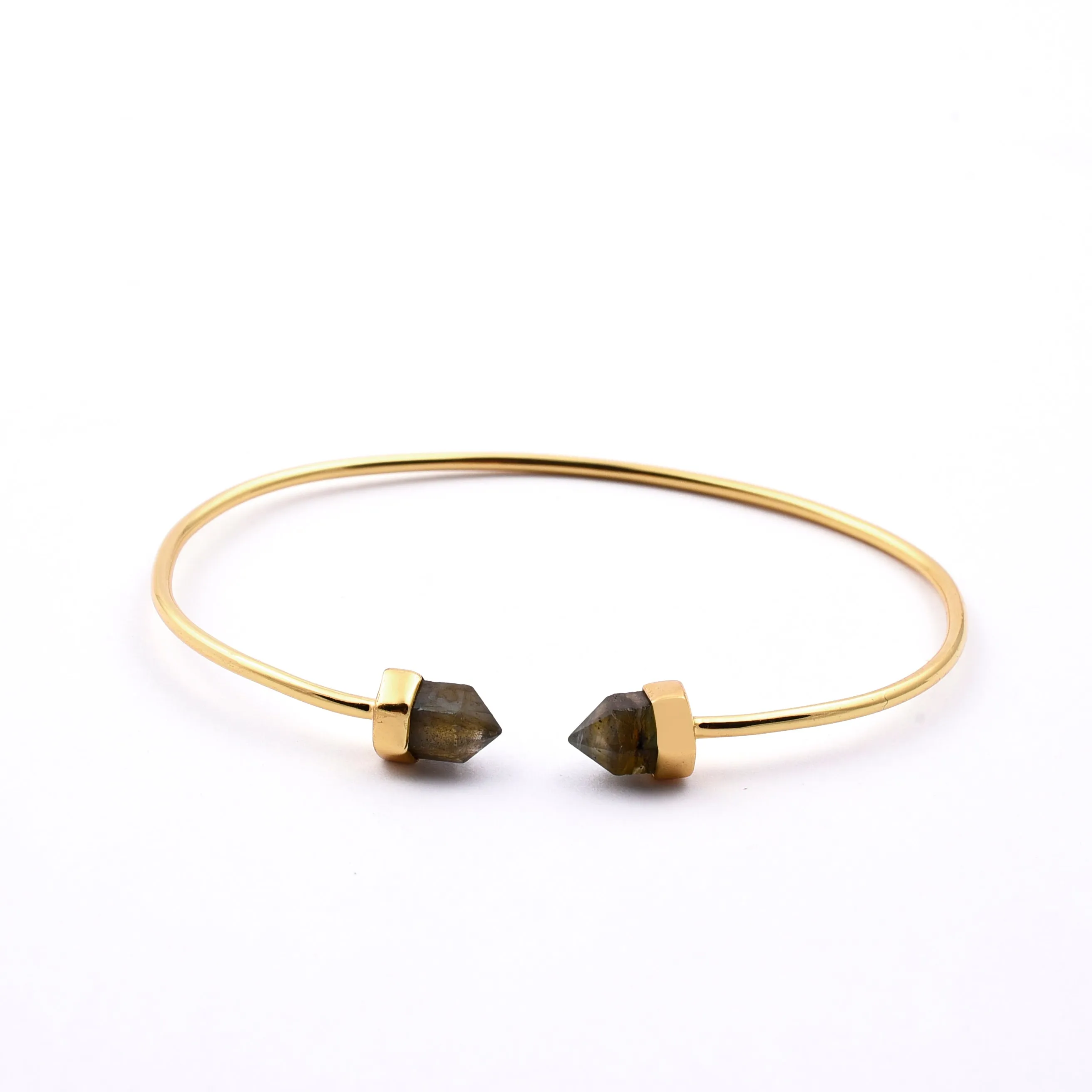 Labradorite Gold Bracelet