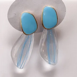 Light Blue Earrings