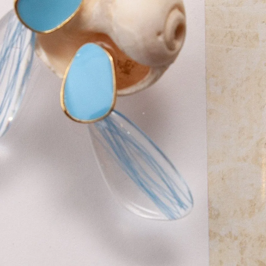 Light Blue Earrings