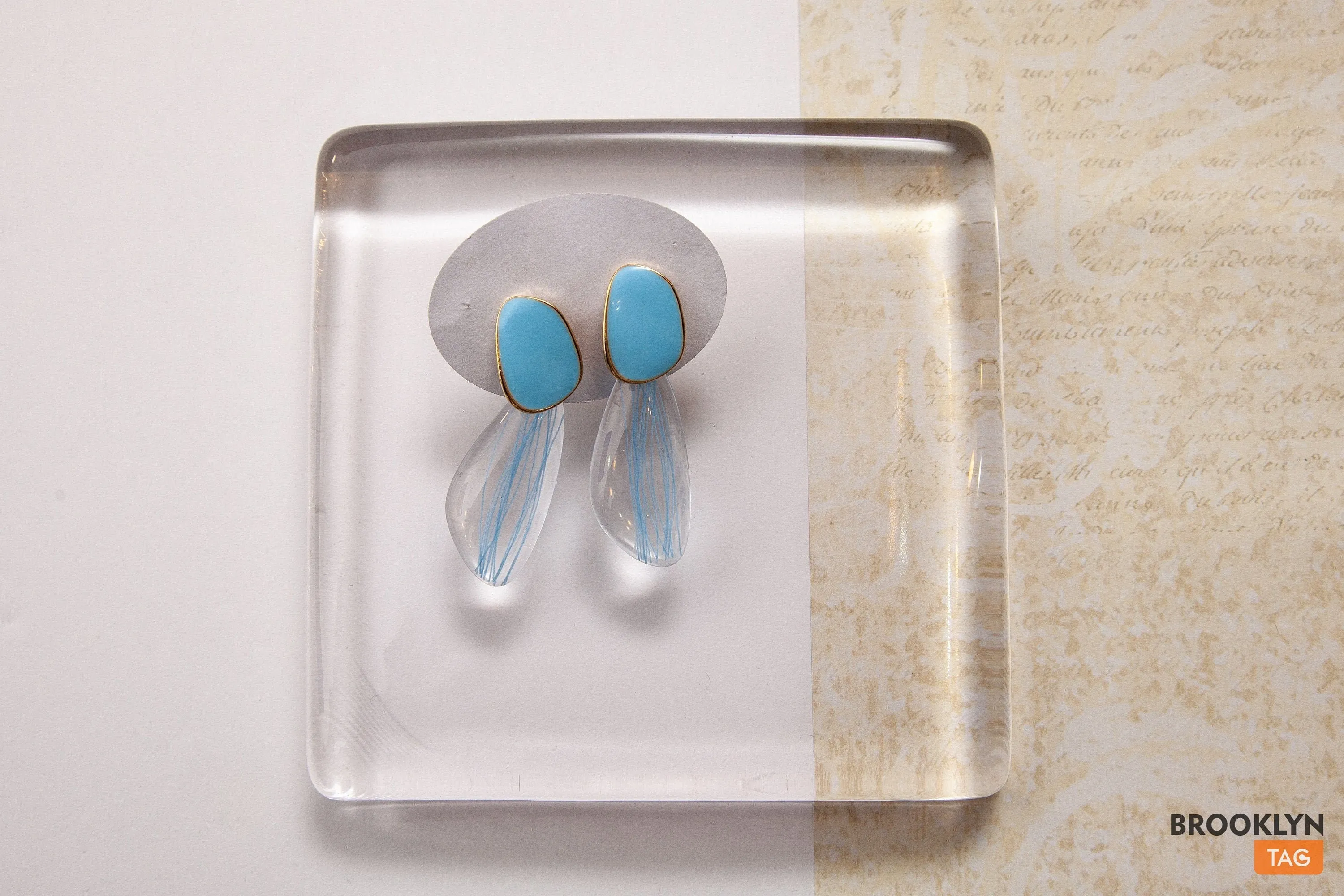 Light Blue Earrings