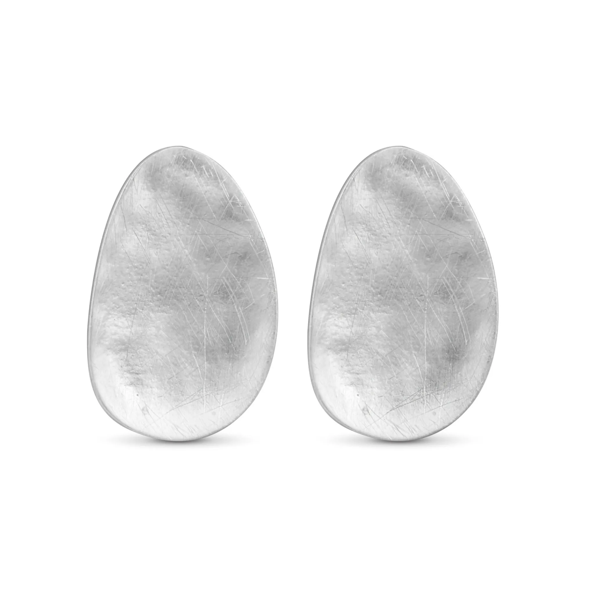 Luna Large Oval Studs