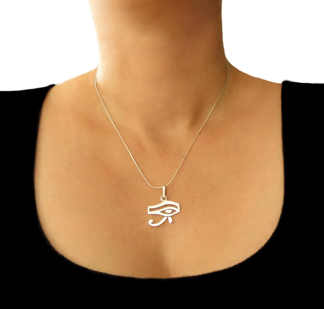 Maria Belen Eye of Horus Sterling Silver Pendant