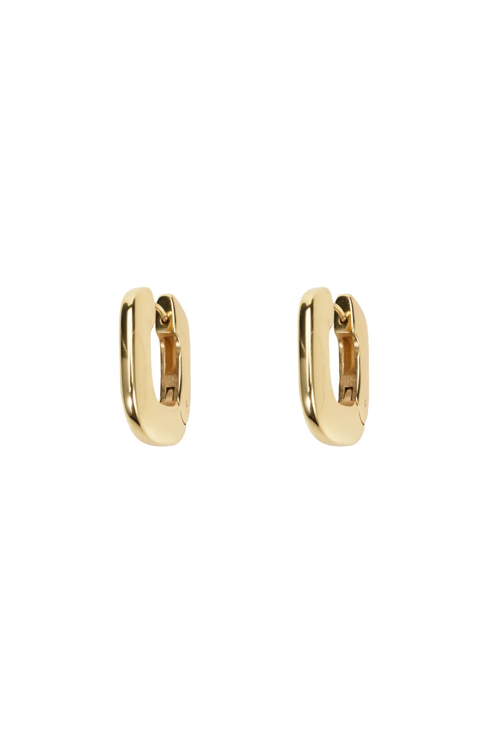 Medium Rectangular Hoop Earrings