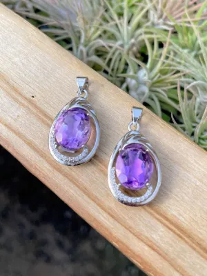 Multifaceted Amethyst Pendant