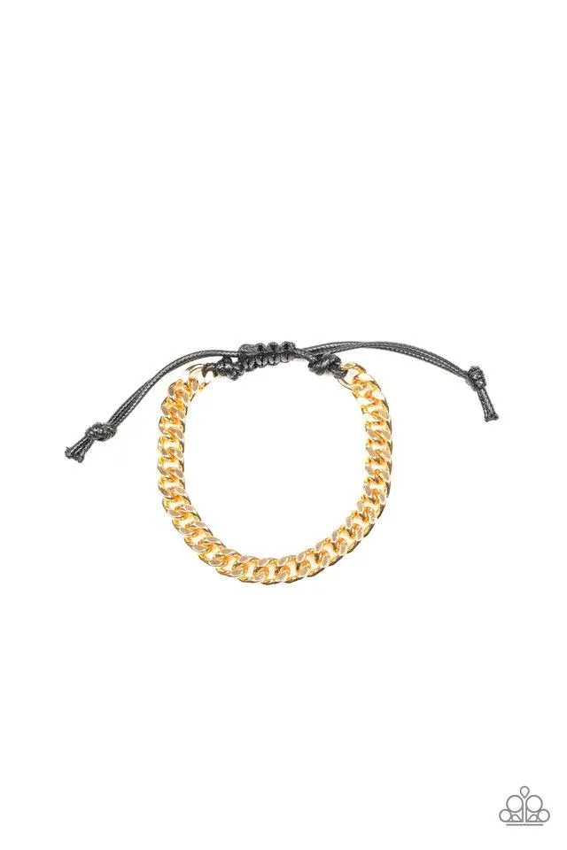 Paparazzi Bracelet ~ Throwdown - Gold