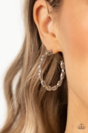 Paparazzi Earring ~ Impressive Innovation - Silver