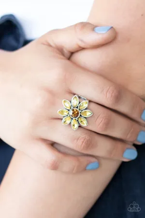 Paparazzi Ring ~ Prismatic Petals - Yellow