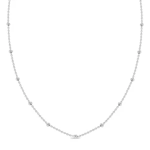 Polished Satellite Chain 12" Baby / Toddler / Kids Chain - Sterling Silver